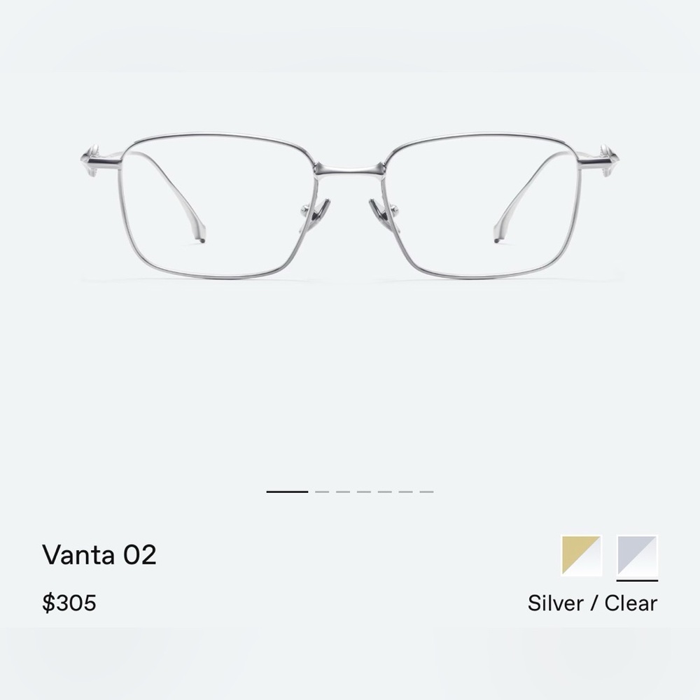 GENTLE MONSTER Vanta Silver Glasses